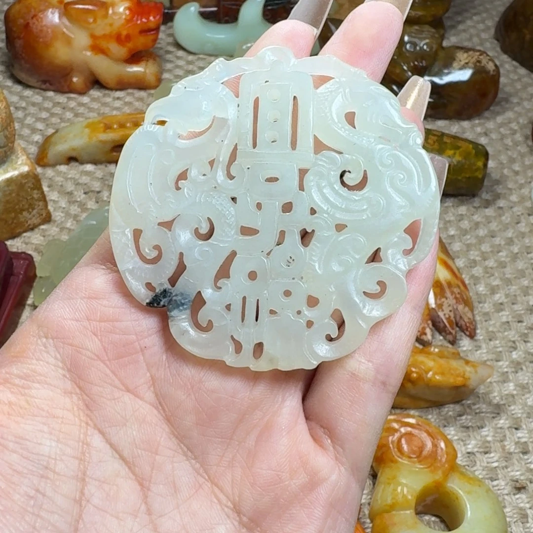 吊坠白玉菩提挂件