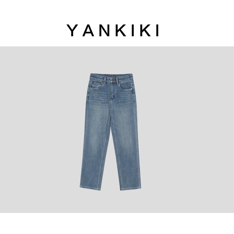 水洗蓝烟管裤  YANKIKI 2025春款新品NEW