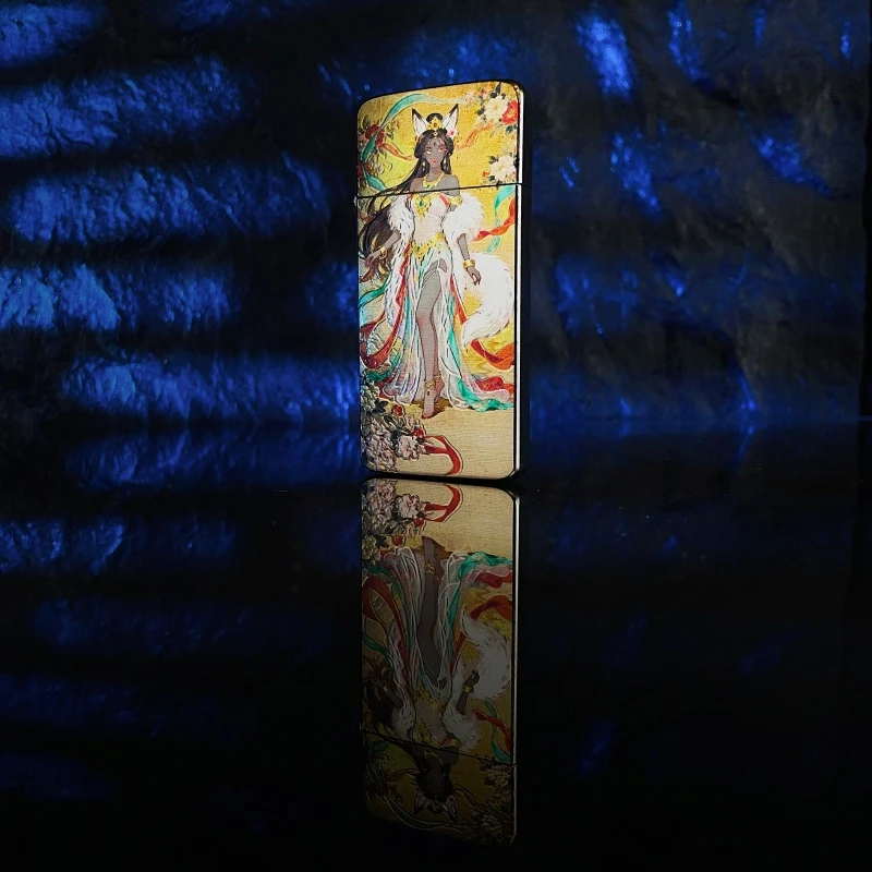 E03九尾狐女薄机打火机 p