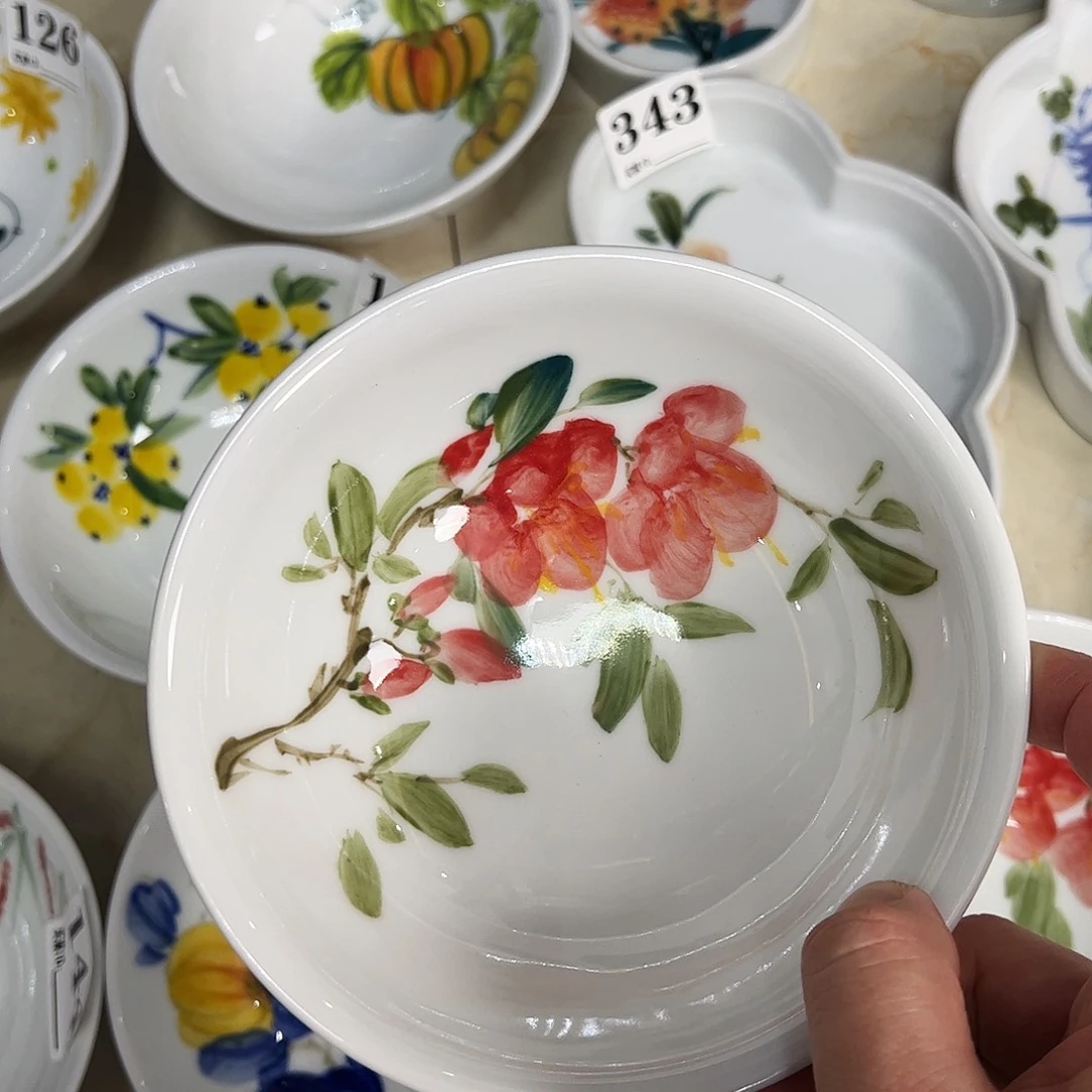 瓷片景德镇陶瓷手工手绘制作