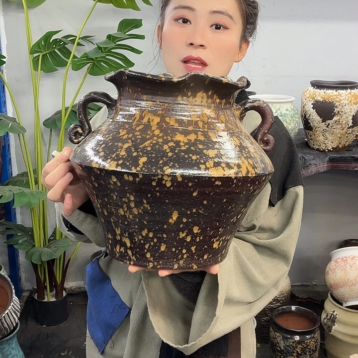 20×30 -粗陶花盆有孔-买买买