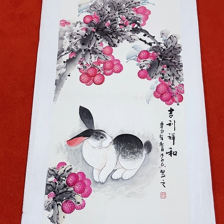 国画手绘图的制作方法和