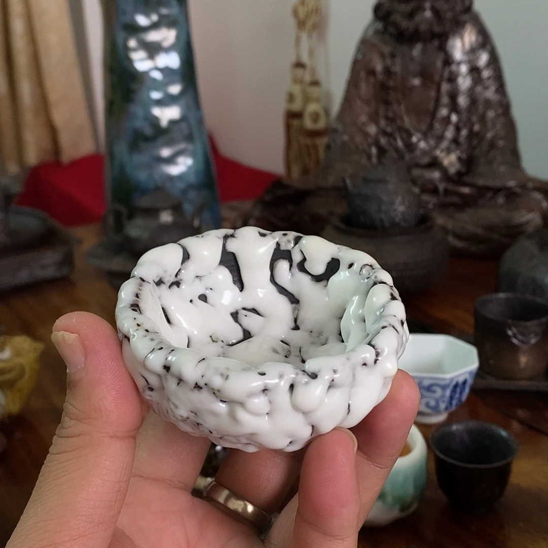 手工制作柴烧茶具