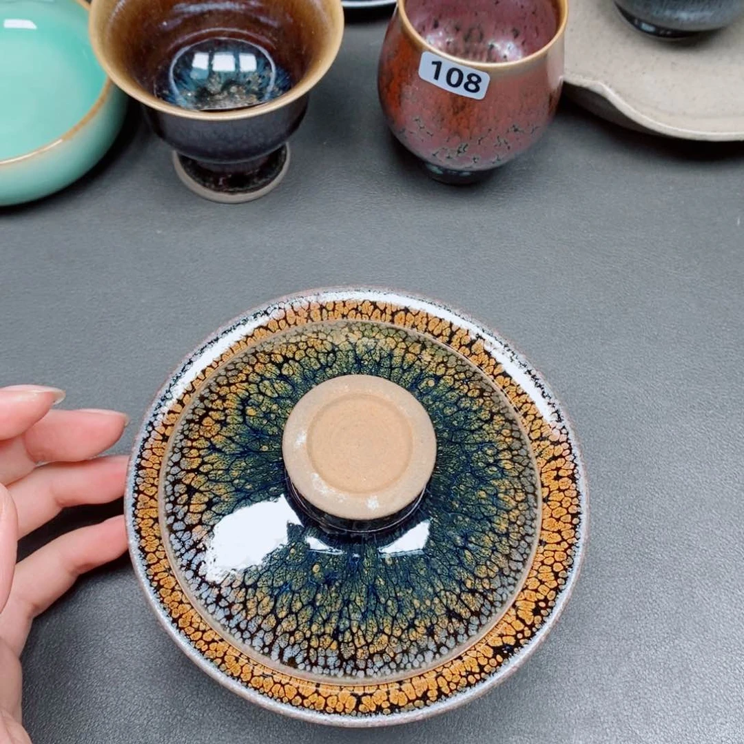 茶盏建窑建盏主人杯130