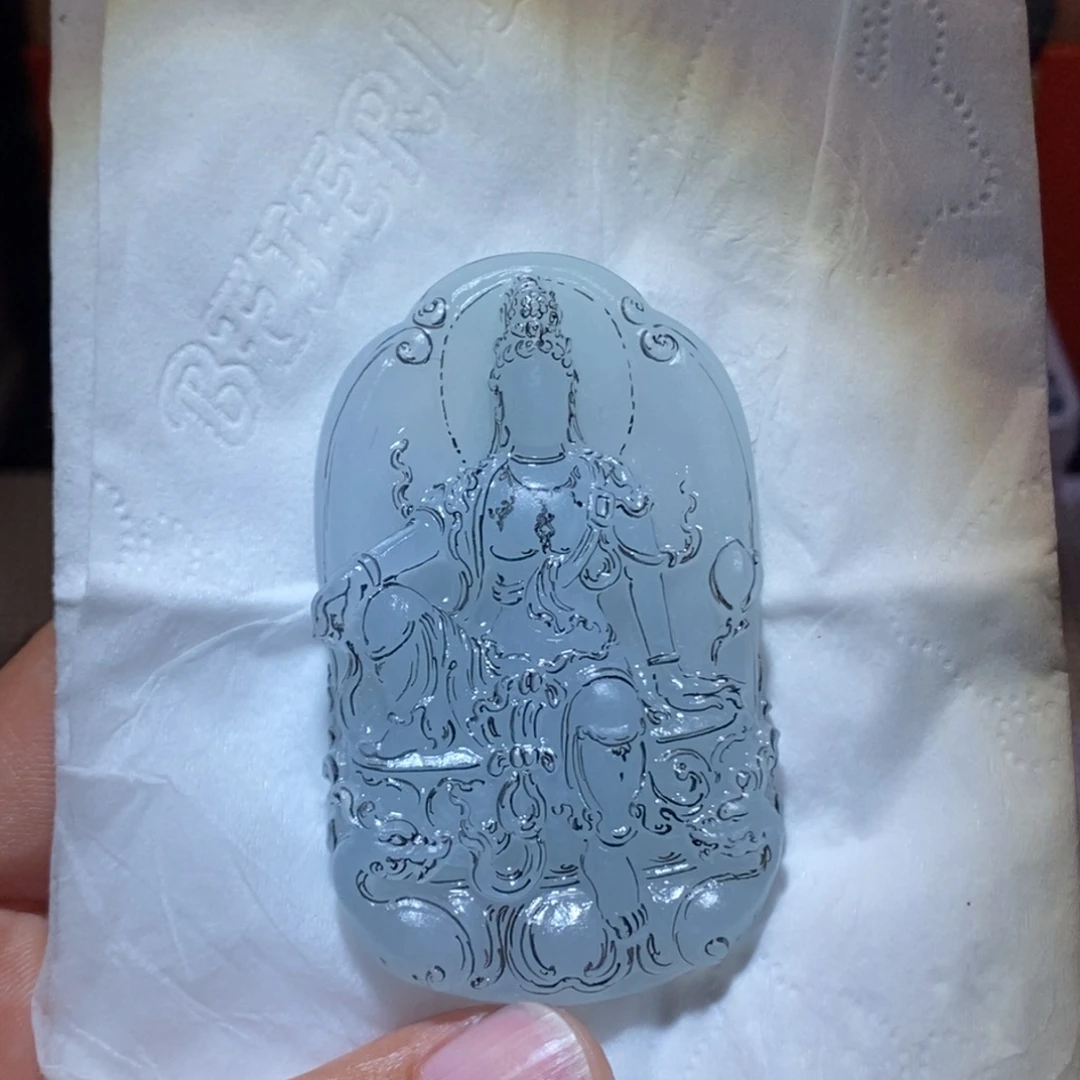 M***槠定制翡翠未镶嵌挂牌
