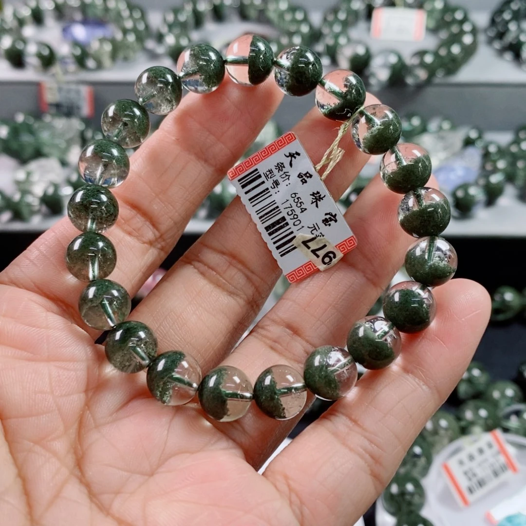 未镶嵌水晶手链绿幽灵手链175901