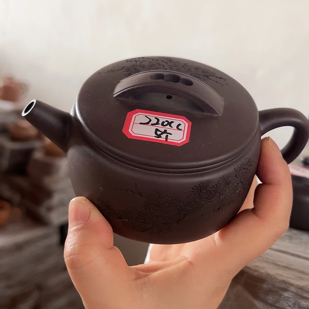 紫砂茶壶黄龙山原矿天青220