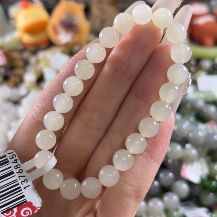 和田玉未镶嵌手链35