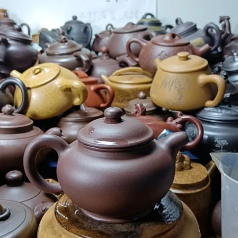 茶壶紫砂宜兴原矿紫泥柴烧手工330㏄紫砂壶