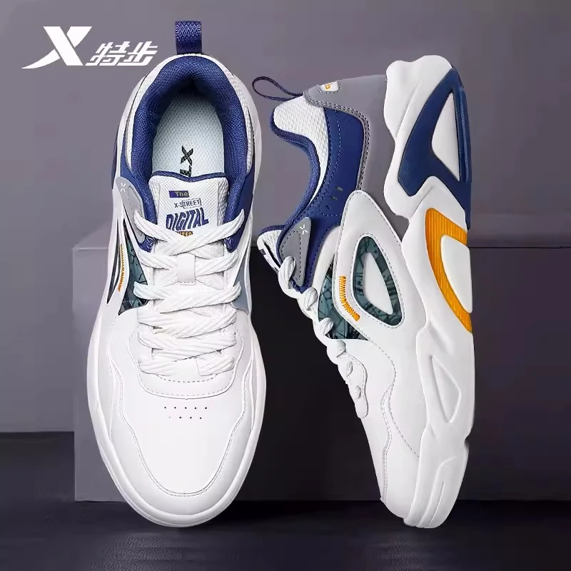 特步男鞋休闲鞋男百搭2025秋冬新款舒适潮流低帮时尚运动鞋子男款