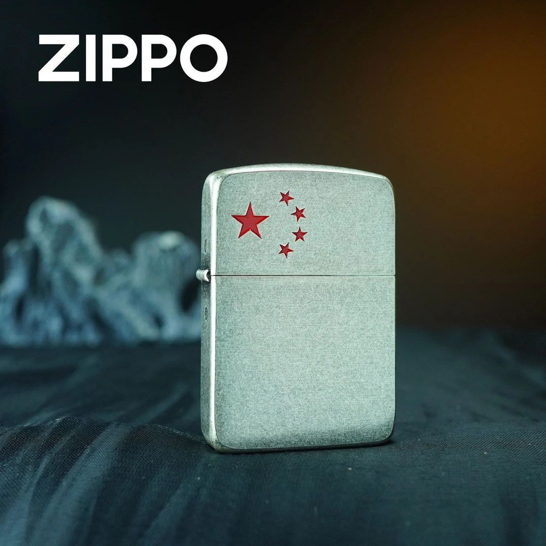 ZIPPO 打火机正品 1941古银五星左上标DY9913GY 0298【大白专属】