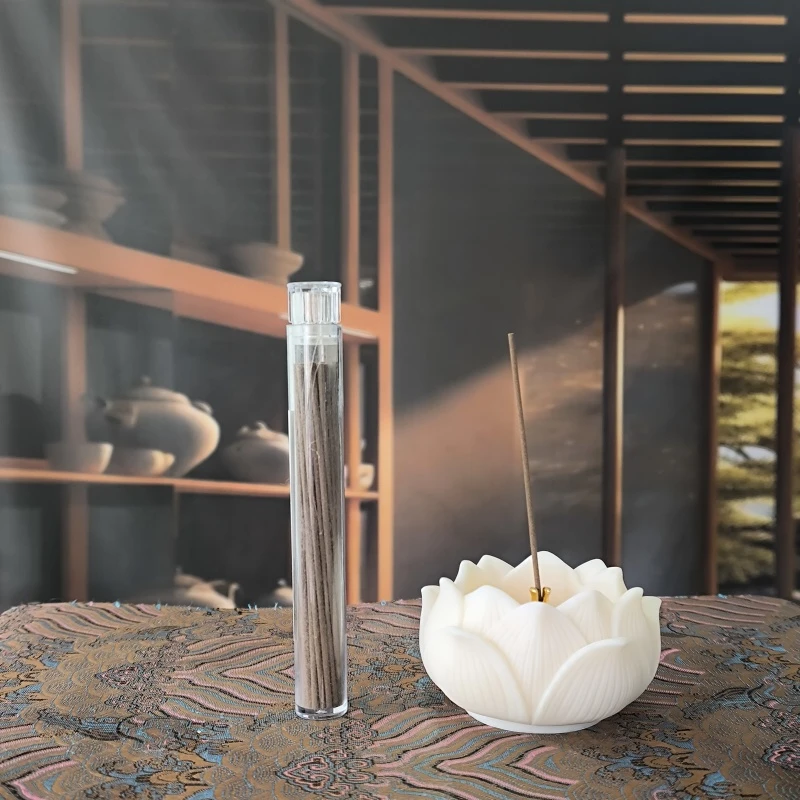 阿七的器 象牙果莲花香炉摆件+香ZH1093