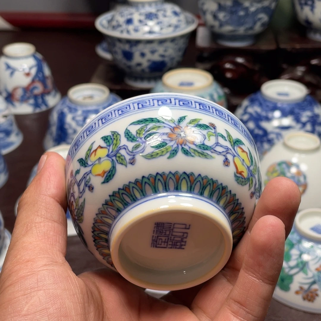坤***哥杯景德镇陶瓷现代手工陶瓷茶具