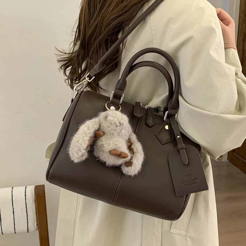 高级感大容量秋冬包包女款爆款2025新款单肩包斜挎包手提波士顿包