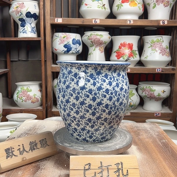 摆件圆口亮面星星陶瓷
