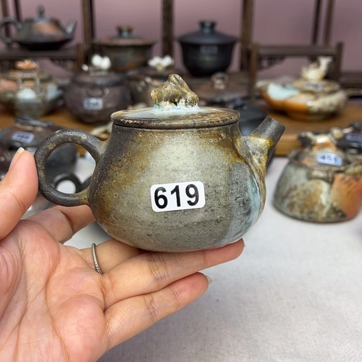 壶裸柴烧陶瓷茶具