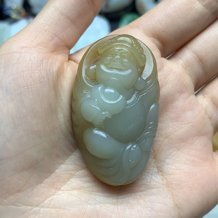 颈饰未镶嵌和田玉长**号