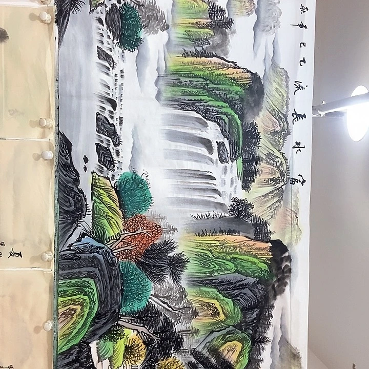 小周画廊的直播间