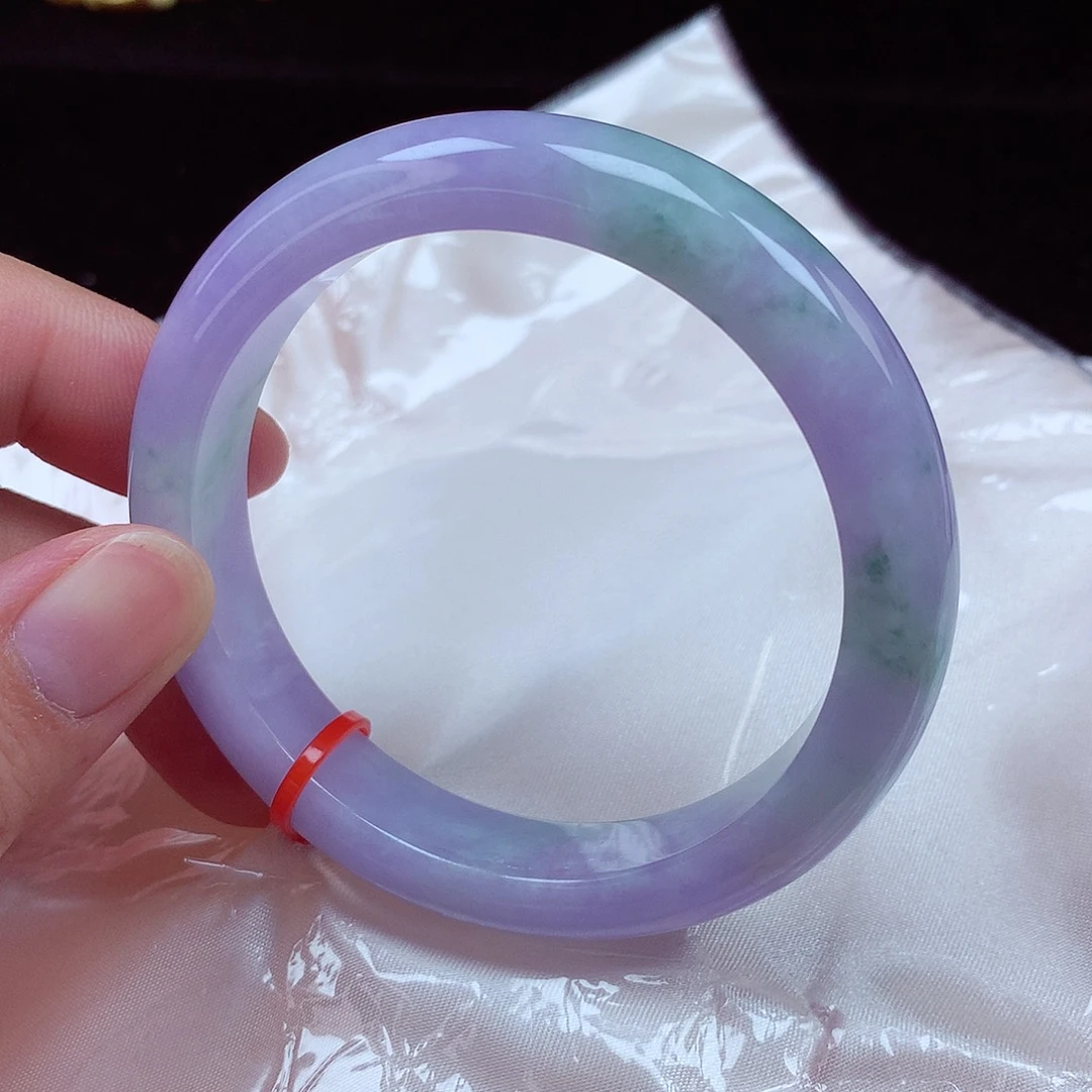 翡翠未镶嵌手镯57圈