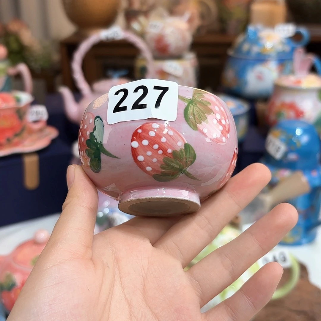景德镇手绘高温釉下彩陶瓷茶具