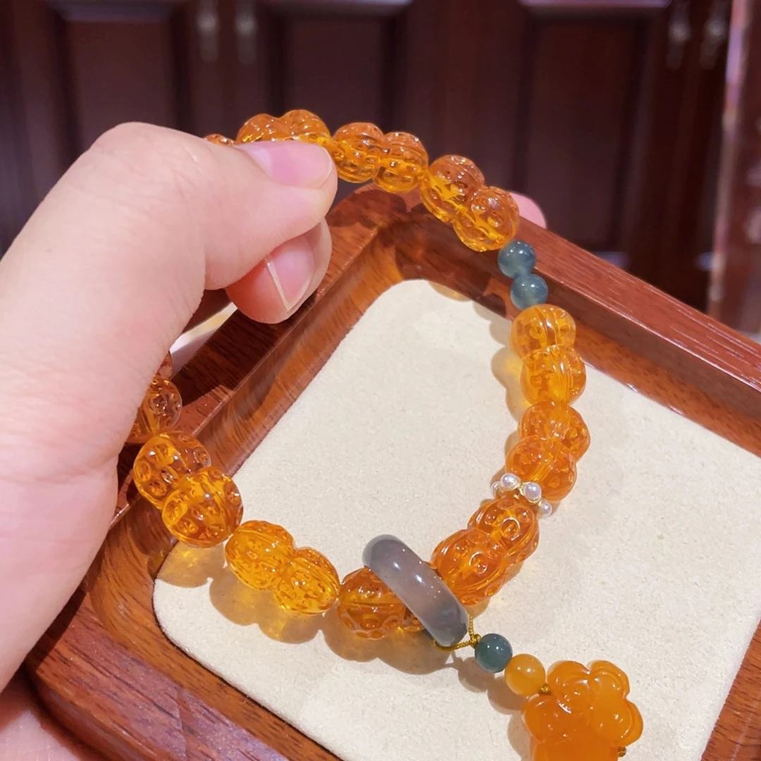 蜜蜡手链未镶嵌手串