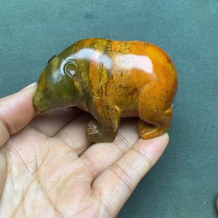 和田玉把件未镶嵌老*