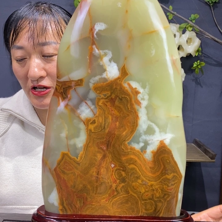 石材精品古青石摆件