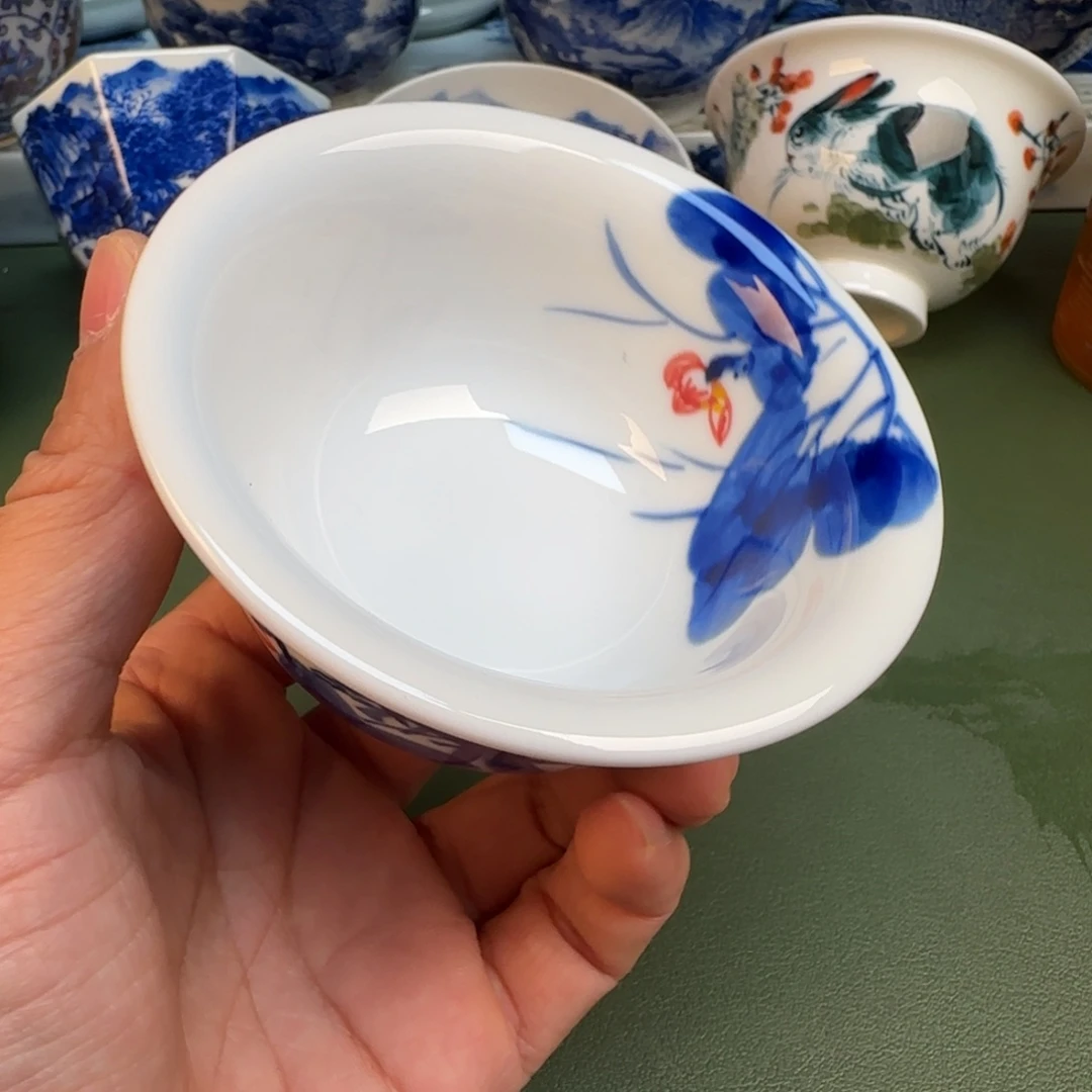 纯手工纯手绘茶具石头98