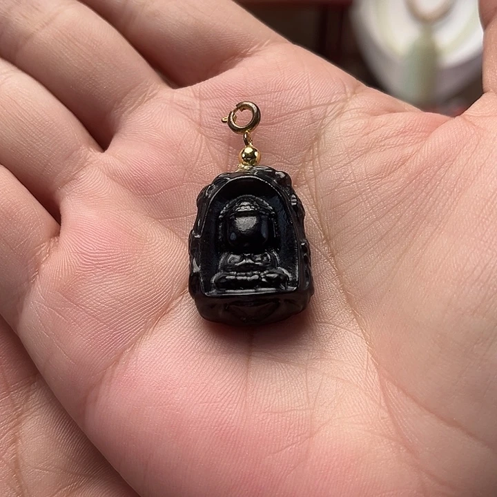 颈饰未镶嵌和田玉无相佛