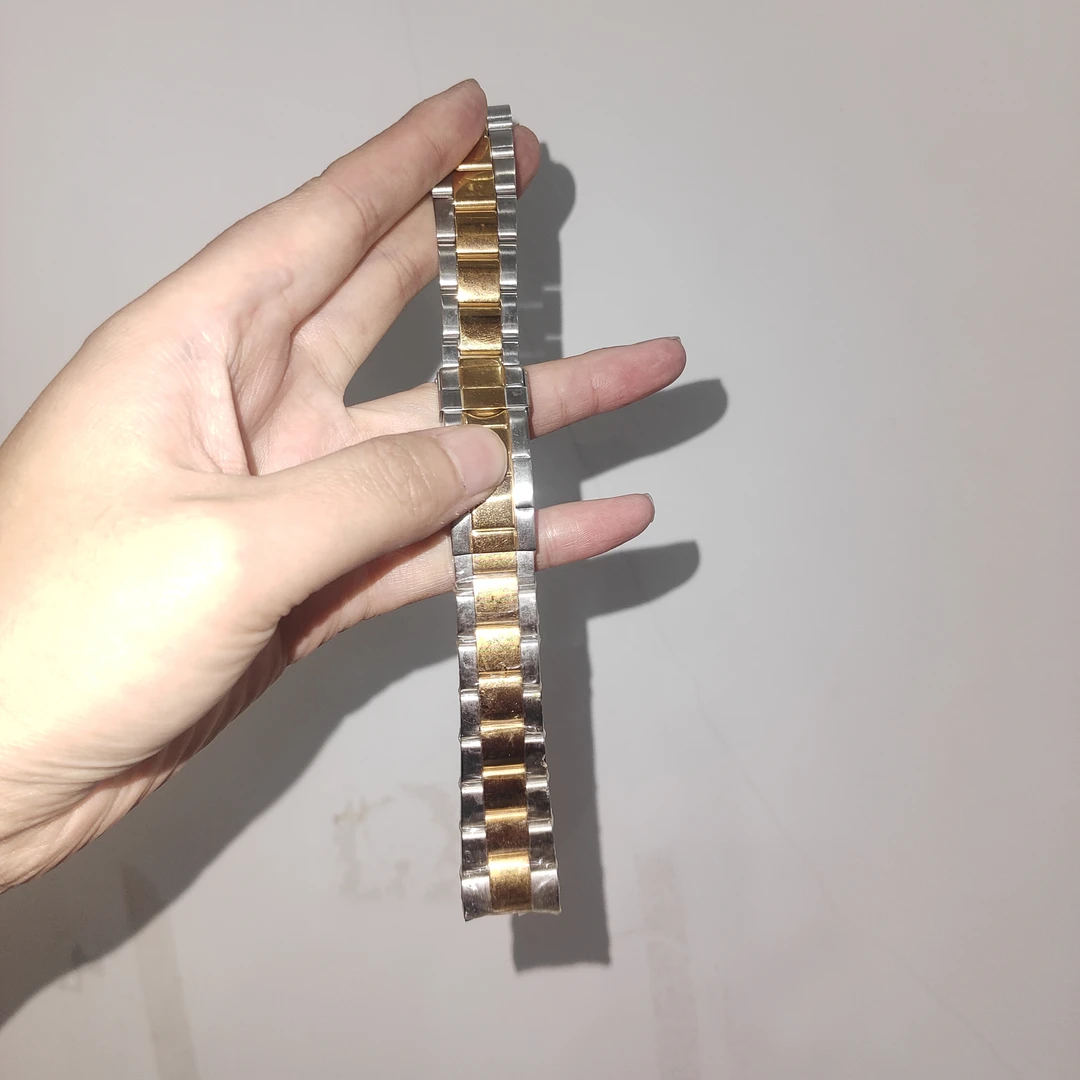 库存瑕疵（以直播为准）表带适配多种手表20mm实心不锈钢