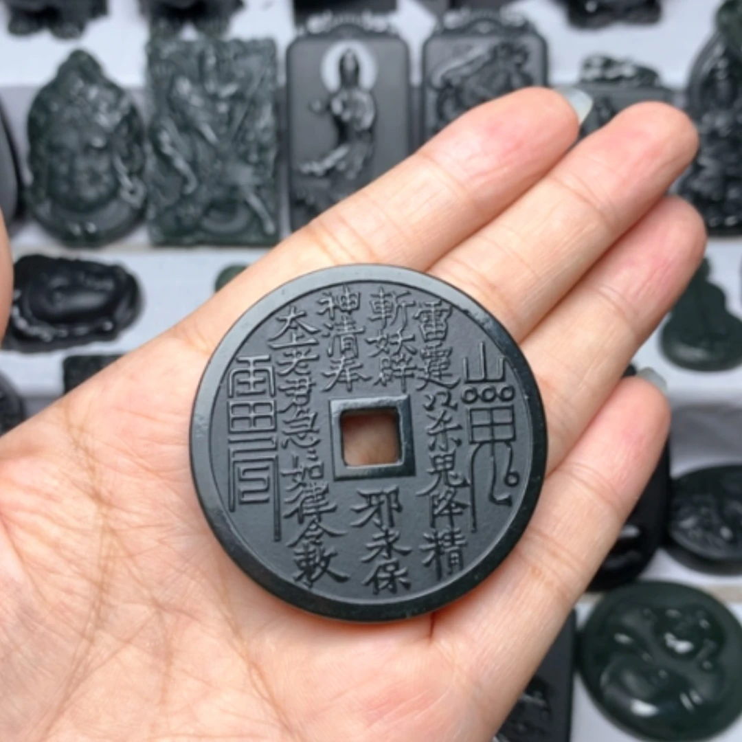 【闪购商品】颈饰未镶嵌和田玉爱****?双方雕刻