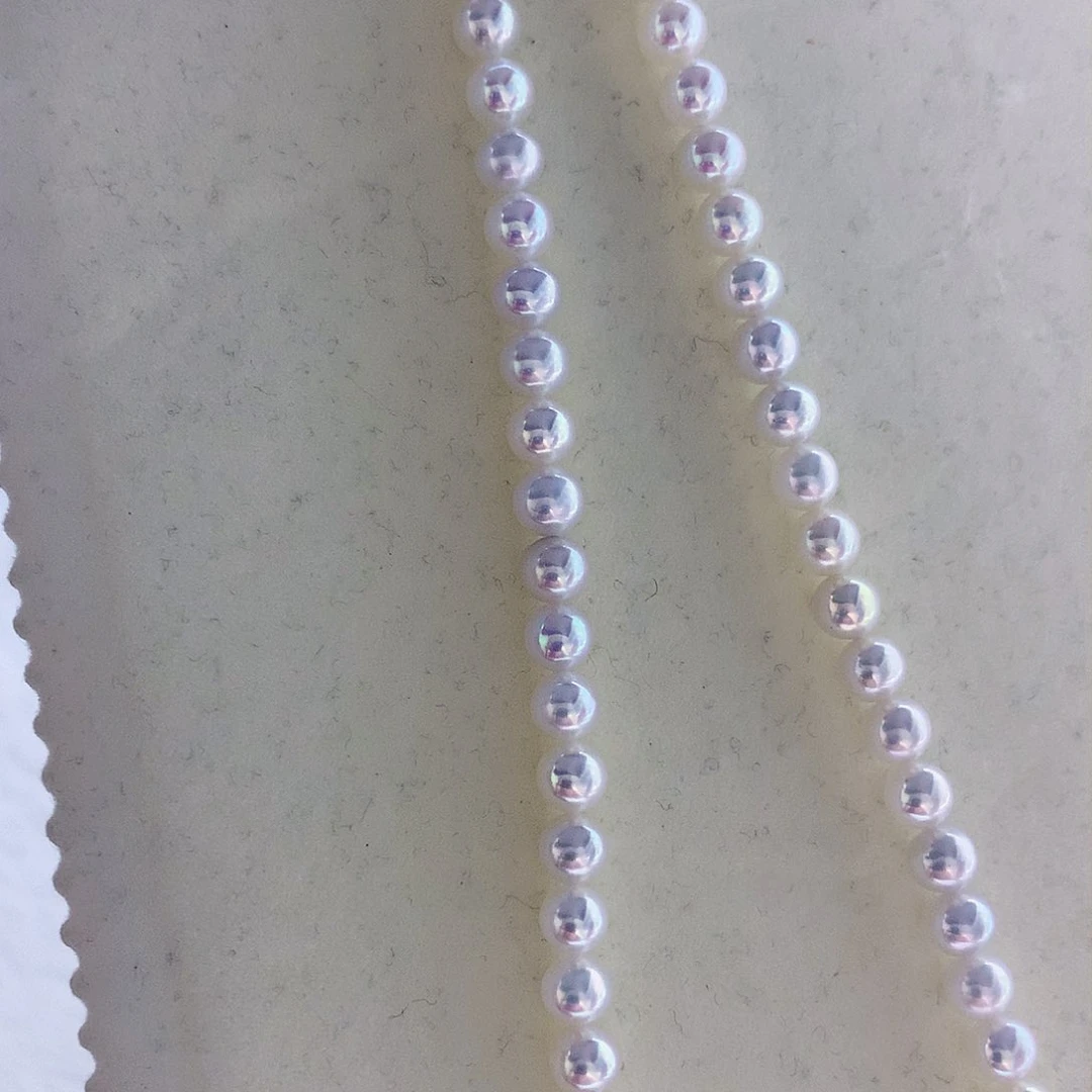 银S925镶嵌淡水珍珠项链