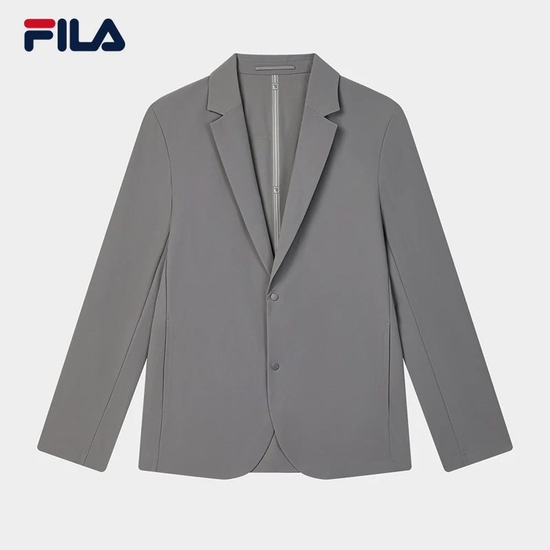 Fila/斐乐男【BULE系列外套】新款西装外套简约休闲夹克F11M512704F
