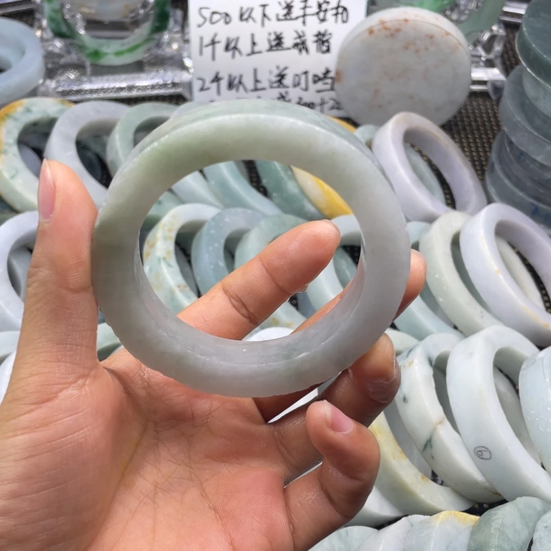 定制翡翠手镯未镶嵌夏*晚手镯