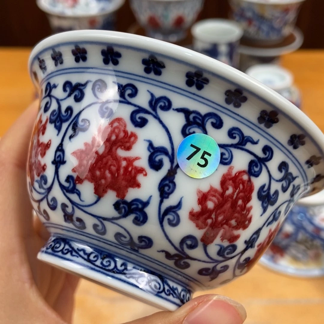 手绘现代茶具非古董