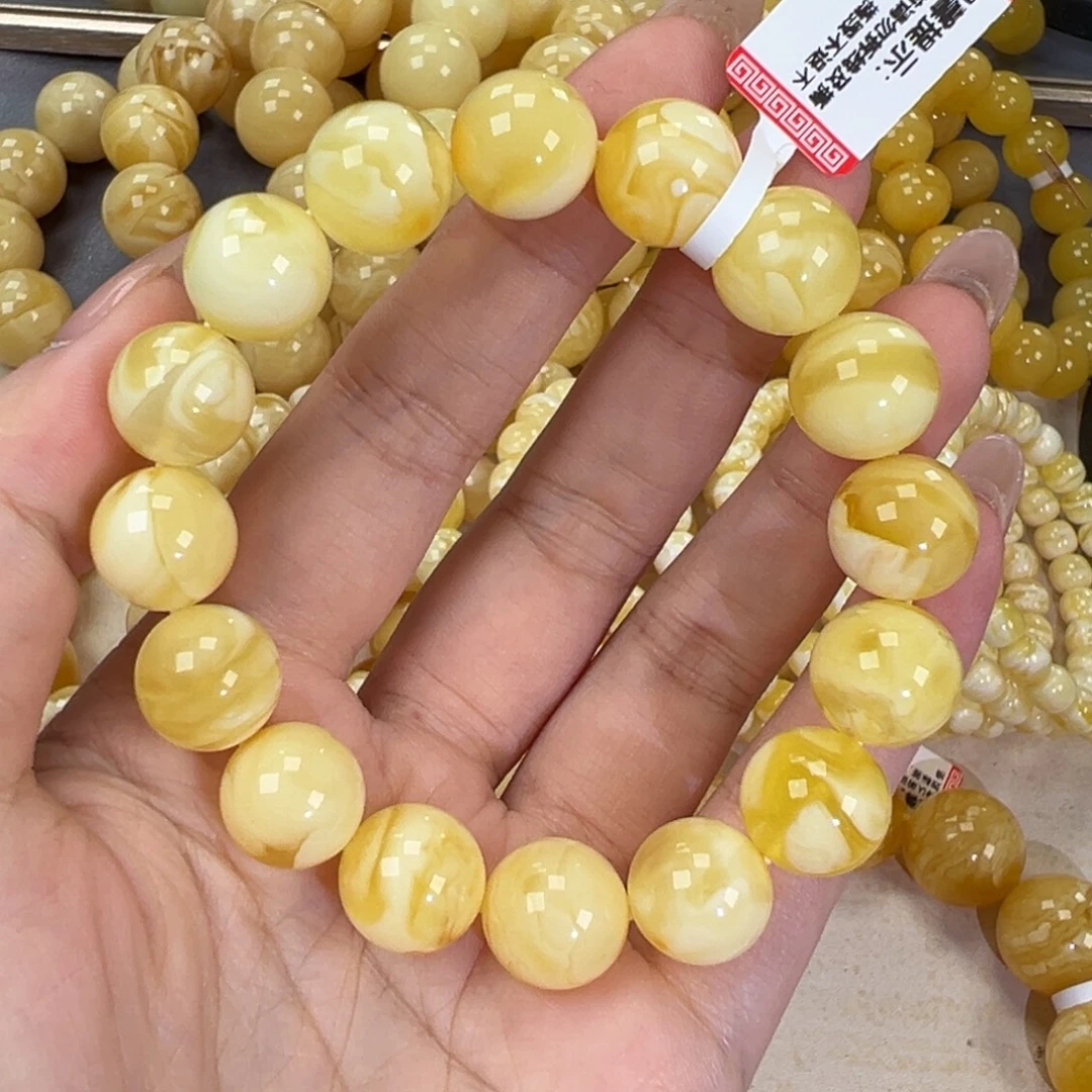 手链琥珀未镶嵌20.6妖花