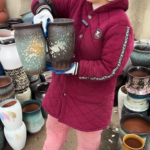 口15高25盆子盆子