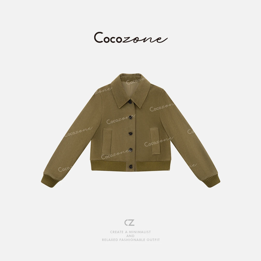 COCO ZONE 刘一一“沙丘”100羊皮革甜酷皆宜肌理感皮衣CD2A1362