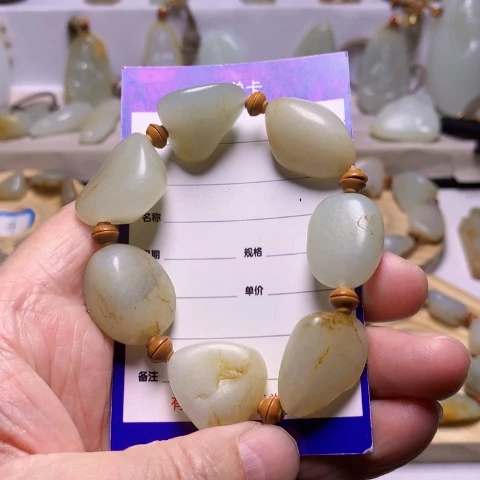 和田玉（白玉）手串未镶嵌