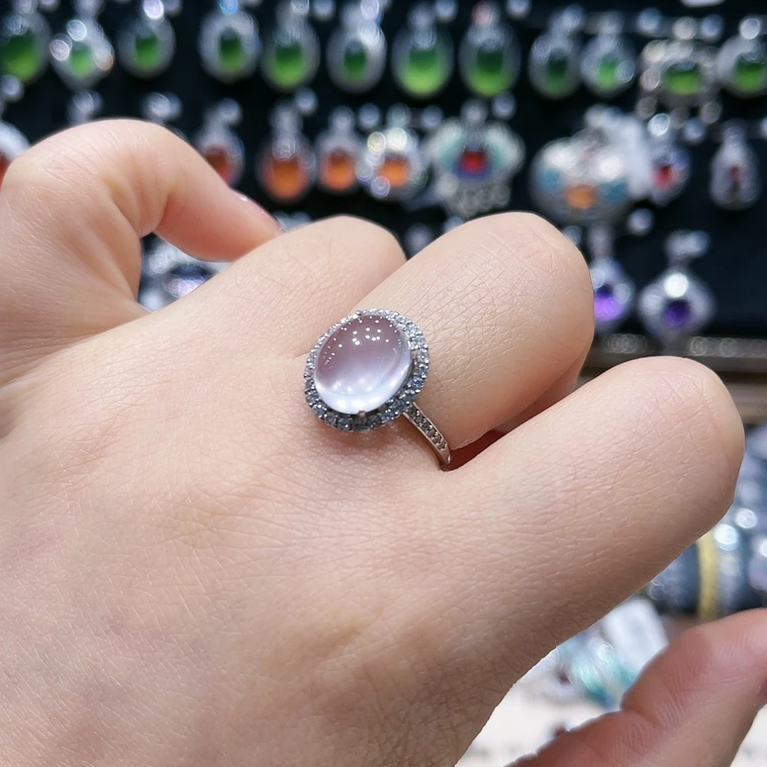 银S925镶嵌水晶戒指