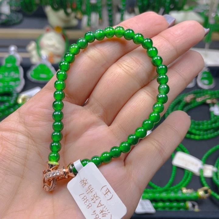 翡翠未镶嵌手链手链5