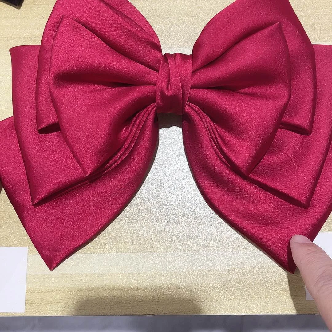 皮质铁合金蝴蝶结发夹