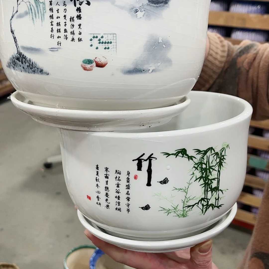 【闪购商品】陶瓷陶瓷多肉植物花盆