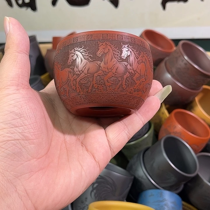 茶杯紫砂全手工紫砂主人杯