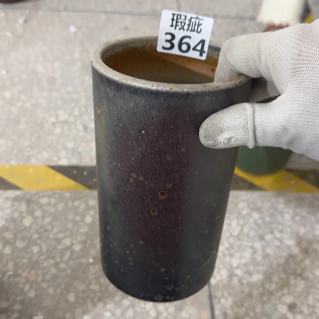 瓷片景德镇手工花盆次品