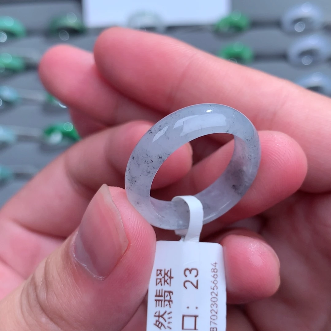 翡翠戒指未镶嵌天然