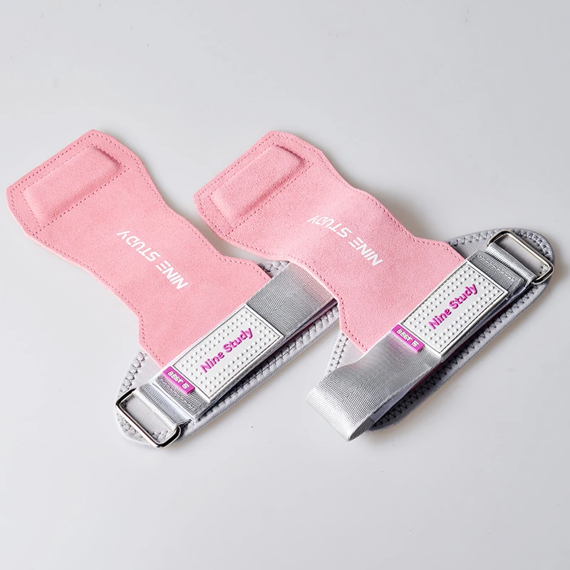 助力带握力带吊单杠硬拉健身防滑耐磨撸铁引体向上护手掌（真牛皮）