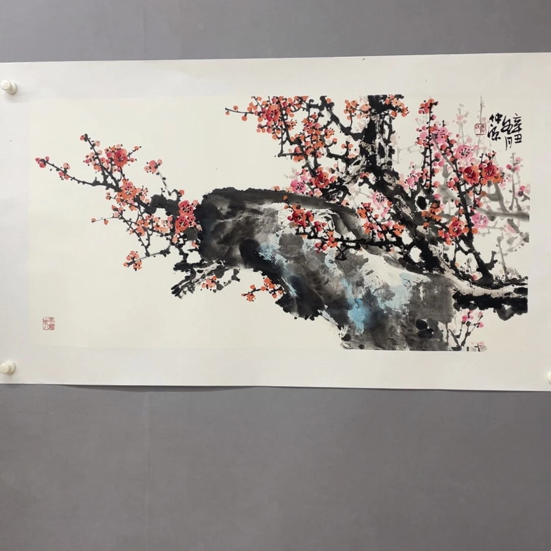 国画艺术家真人手绘