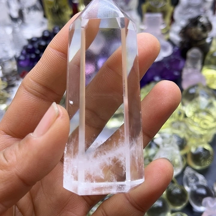 水晶吊坠未镶嵌摆件