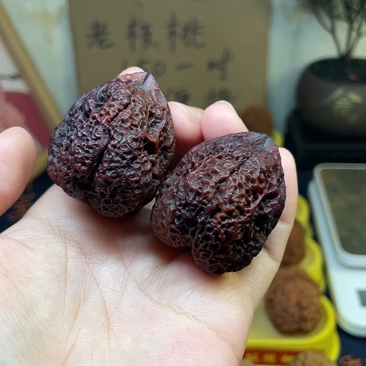 把件文玩核桃蝴蝶龙脊42